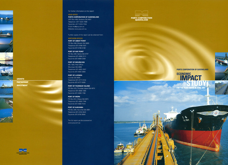 Ports Corporation Queensland - Corporate publication design and production